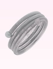 Ninety Nine Boutique super-pale pink accessory product photo: Mercer Coiled Watchband Bangle (September 30, 2026)