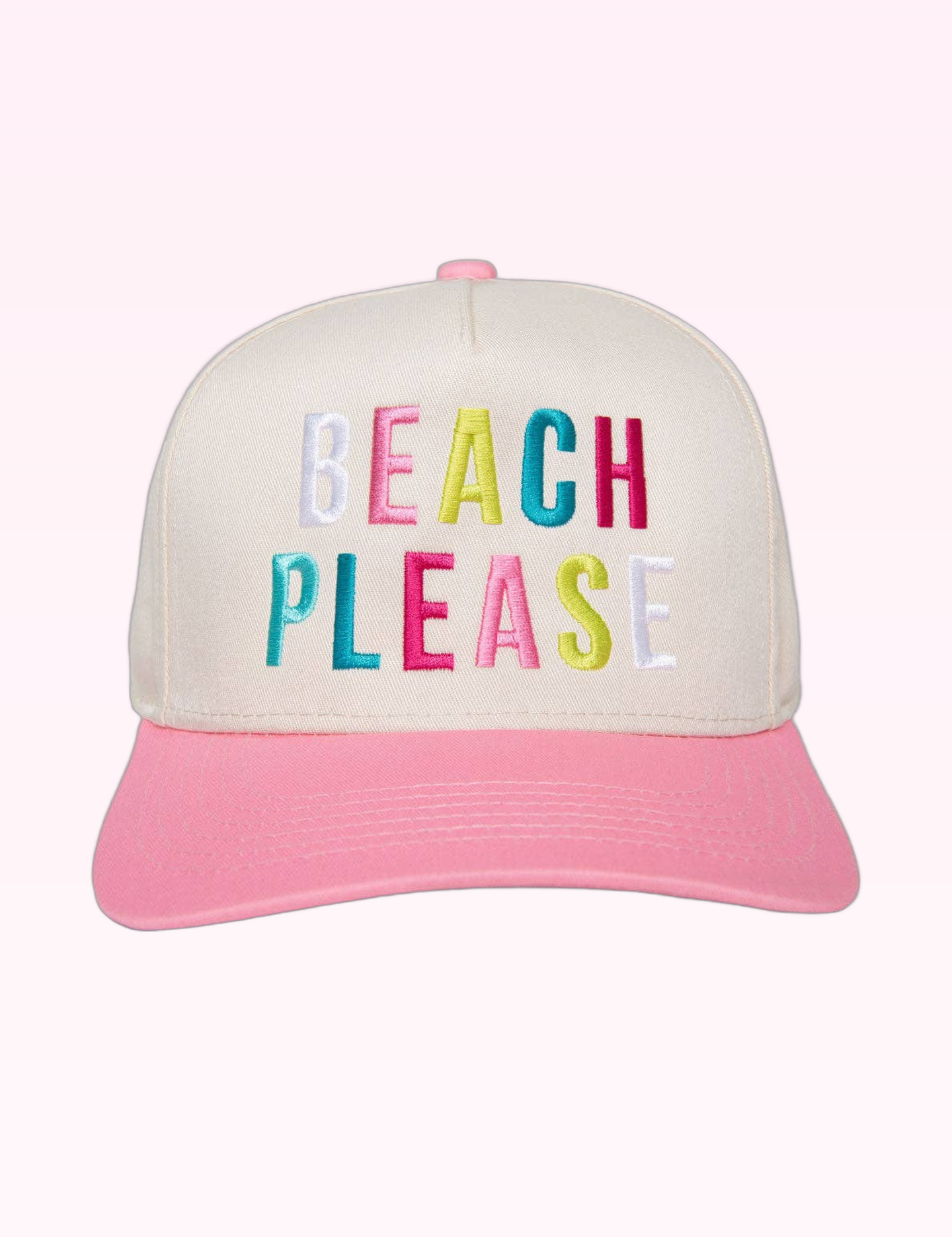 Ninety Nine Boutique super-pale pink accessory product photo: Pink Beach Please Hat (September 30, 2026)