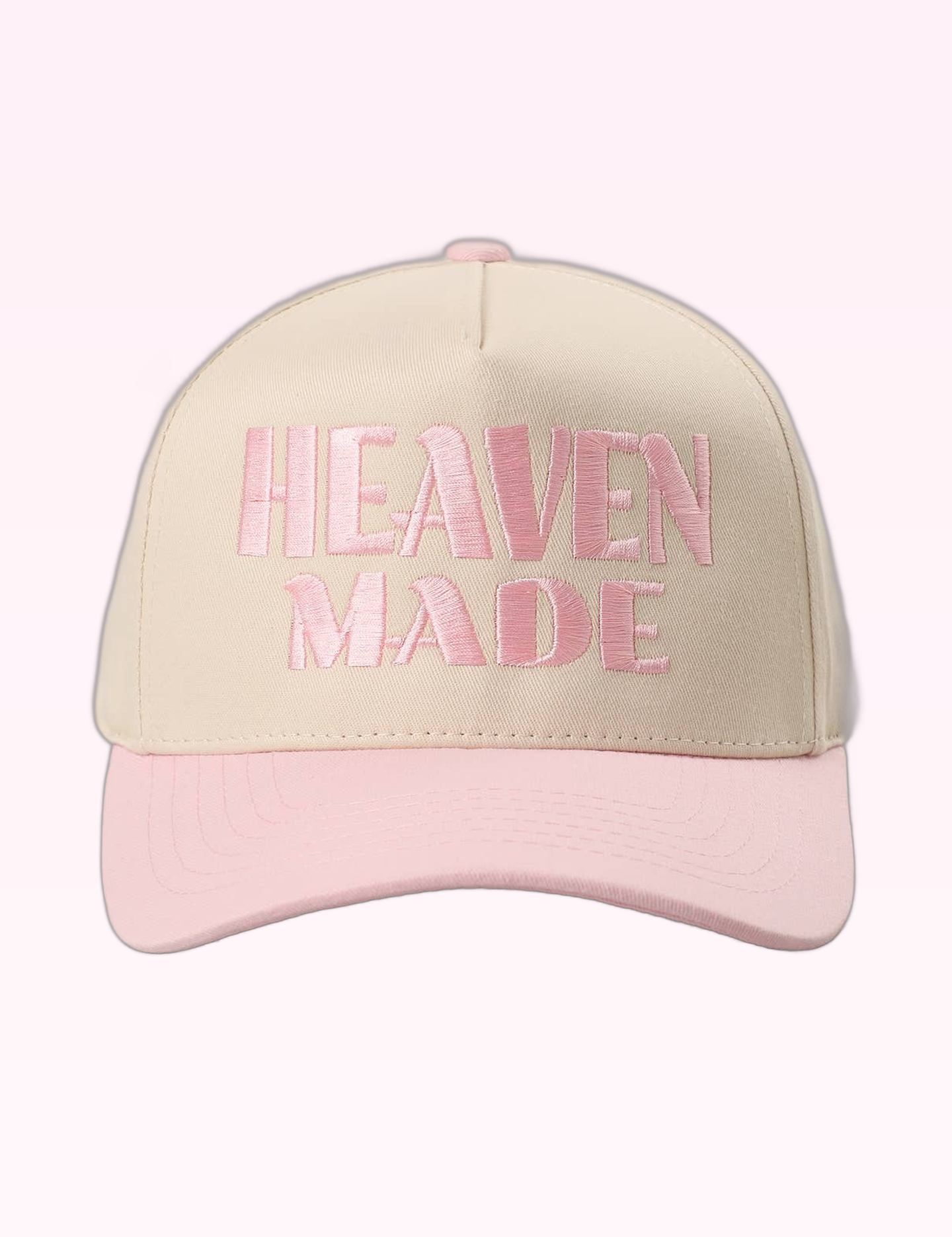 Ninety Nine Boutique super-pale pink accessory product photo: Light Pink Heaven Made Hat (September 30, 2026)
