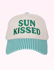 Ninety Nine Boutique super-pale pink accessory product photo: Blue Sunkissed Trucker Hat (September 30, 2026)