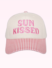 Ninety Nine Boutique super-pale pink accessory product photo: Pink Sunkissed Trucker Hat (September 30, 2026)