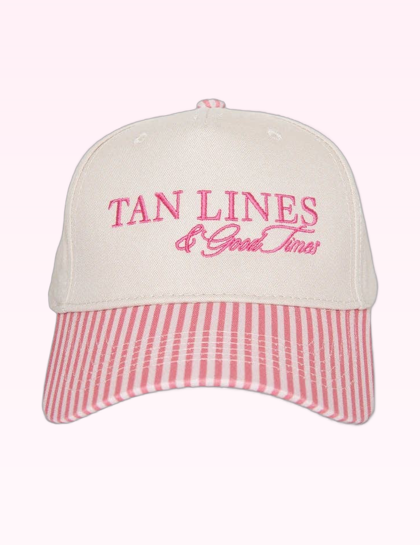 Ninety Nine Boutique super-pale pink accessory product photo: Pink Tan Lines & Good Times Hat (September 30, 2026)