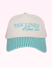 Ninety Nine Boutique super-pale pink accessory product photo: Blue Tan Lines & Good Times Hat (September 30, 2026)