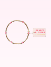 Ninety Nine Boutique super-pale pink accessory product photo: Hot Pink Poppi Bracelet - Petite (September 30, 2026)
