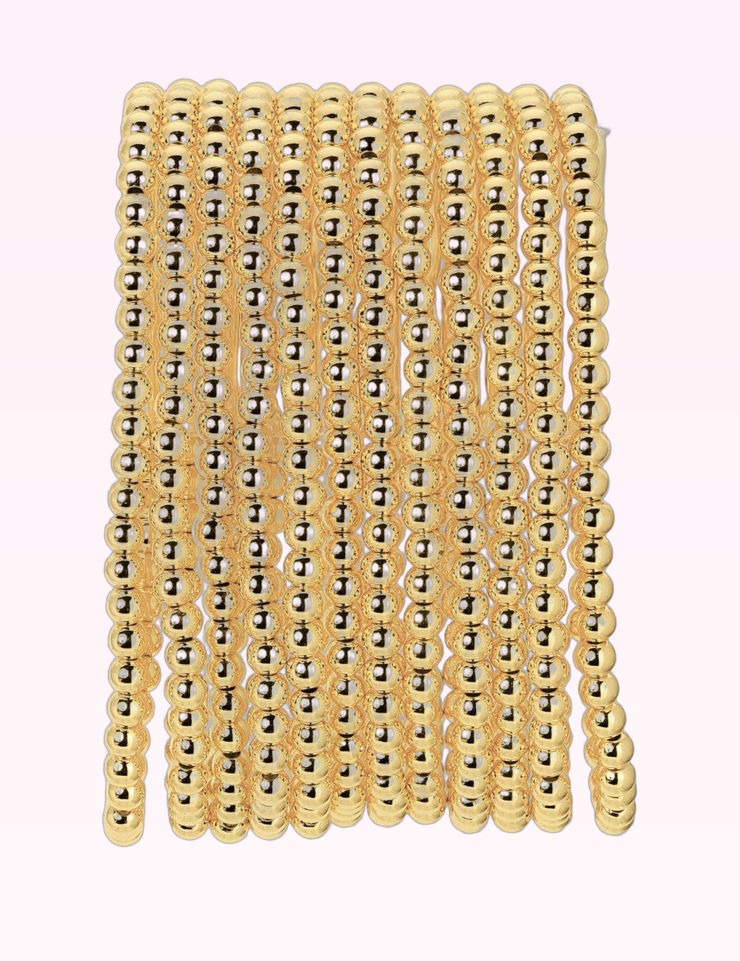 Ninety Nine Boutique super-pale pink accessory product photo: 4mm Bead Stretch Bracelet (September 30, 2026)