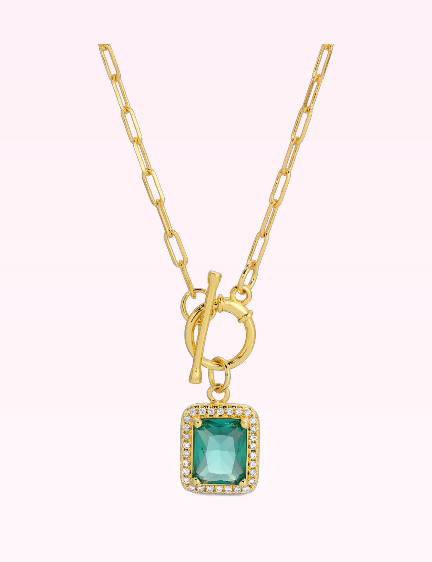 Ninety Nine Boutique super-pale pink accessory product photo: Elegant Pendant Toggle Necklace (September 30, 2026)