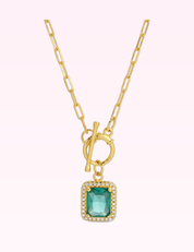 Ninety Nine Boutique super-pale pink accessory product photo: Elegant Pendant Toggle Necklace (September 30, 2026)