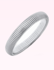 Ninety Nine Boutique super-pale pink accessory product photo: Silver Florence Watchband Bangle (September 30, 2026)