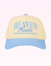 Ninety Nine Boutique super-pale pink accessory product photo: Heaven Made Embroidered Trucker Hat (September 30, 2026)