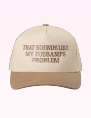 Ninety Nine Boutique super-pale pink accessory product photo: Beige That Sounds Like My Husbands Problem Hat (September 30, 2026)