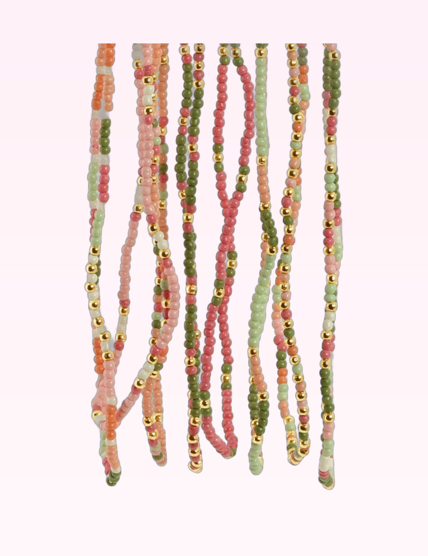 Ninety Nine Boutique super-pale pink accessory product photo: Delicate Seed Bead Necklaces - Assorted (September 30, 2026)