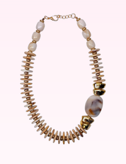 Ninety Nine Boutique super-pale pink accessory product photo: Chunky Boho Beaded Necklace (September 30, 2026)