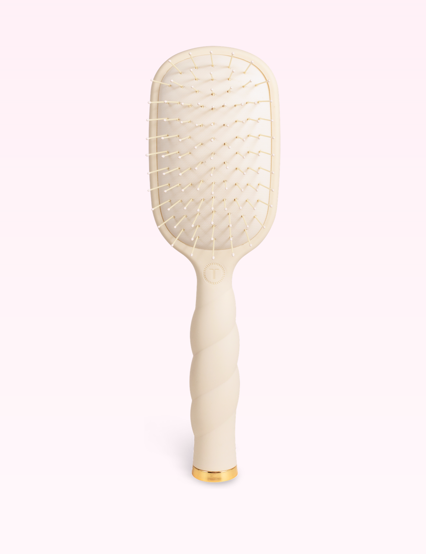 Ninety Nine Boutique super-pale pink accessory product photo: Detangler Hair Brush | Tan (September 30, 2026)