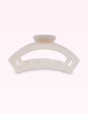 Ninety Nine Boutique super-pale pink accessory product photo: Open Hair Clip | Large | Coconut White (September 30, 2026)