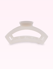 Ninety Nine Boutique super-pale pink accessory product photo: Open Hair Clip | Medium | Coconut White (September 30, 2026)
