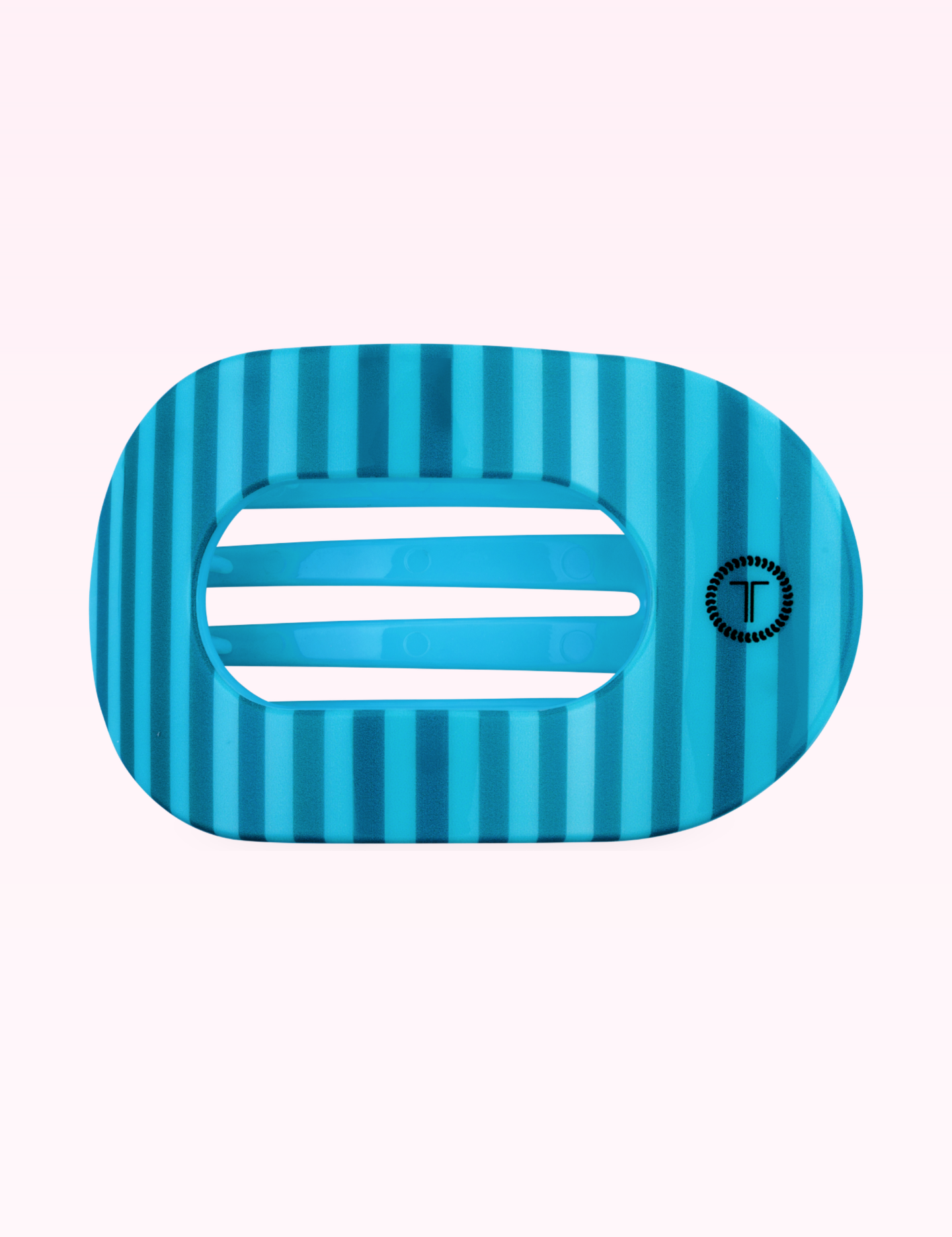 Ninety Nine Boutique super-pale pink accessory product photo: Flat Round Hair Clip | Medium | Splash Zone (September 30, 2026)