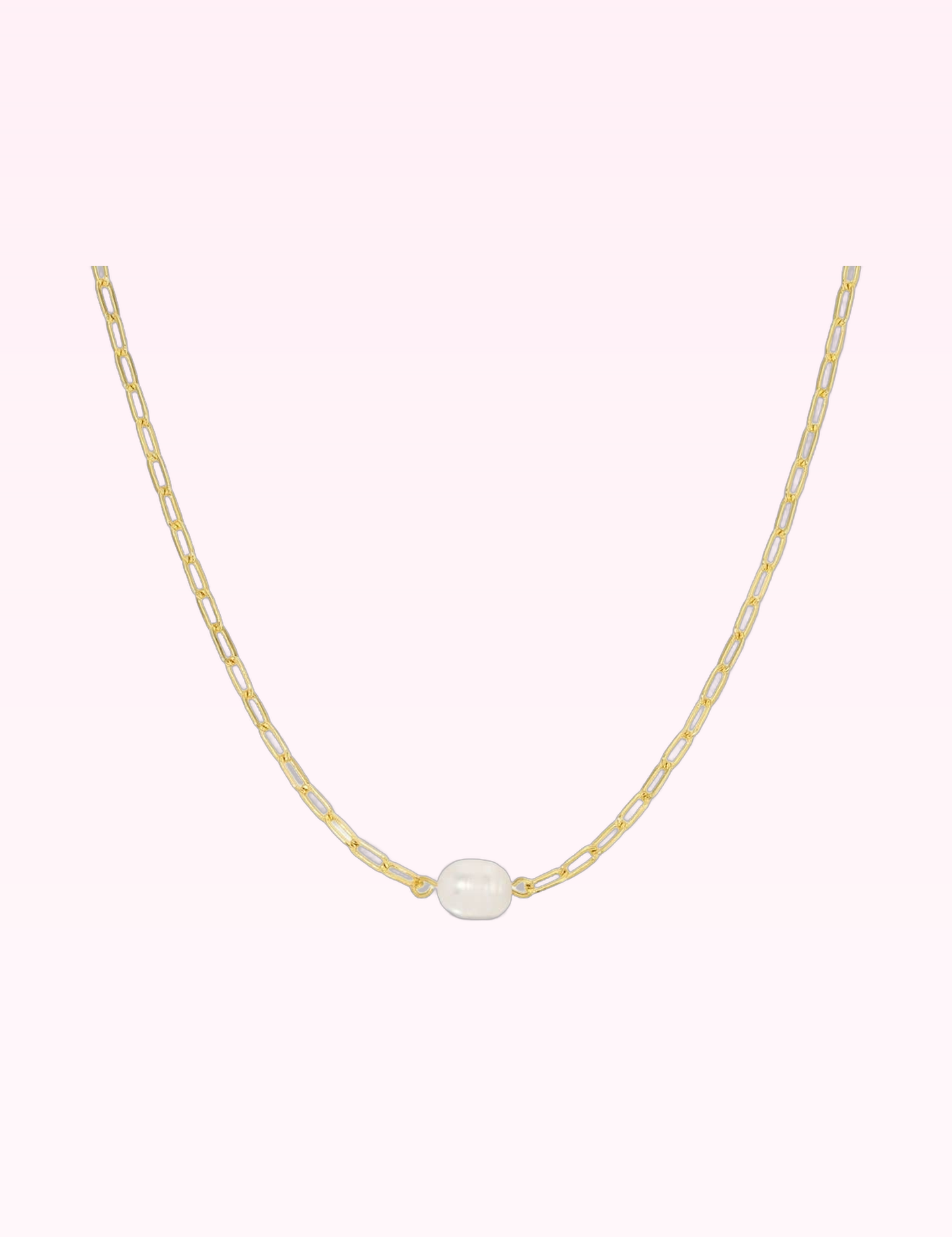 Ninety Nine Boutique super-pale pink accessory product photo: Pearl Accented Necklace (September 30, 2026)