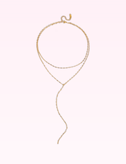 Ninety Nine Boutique super-pale pink accessory product photo: Gold Chain Layered Necklace (September 30, 2026)