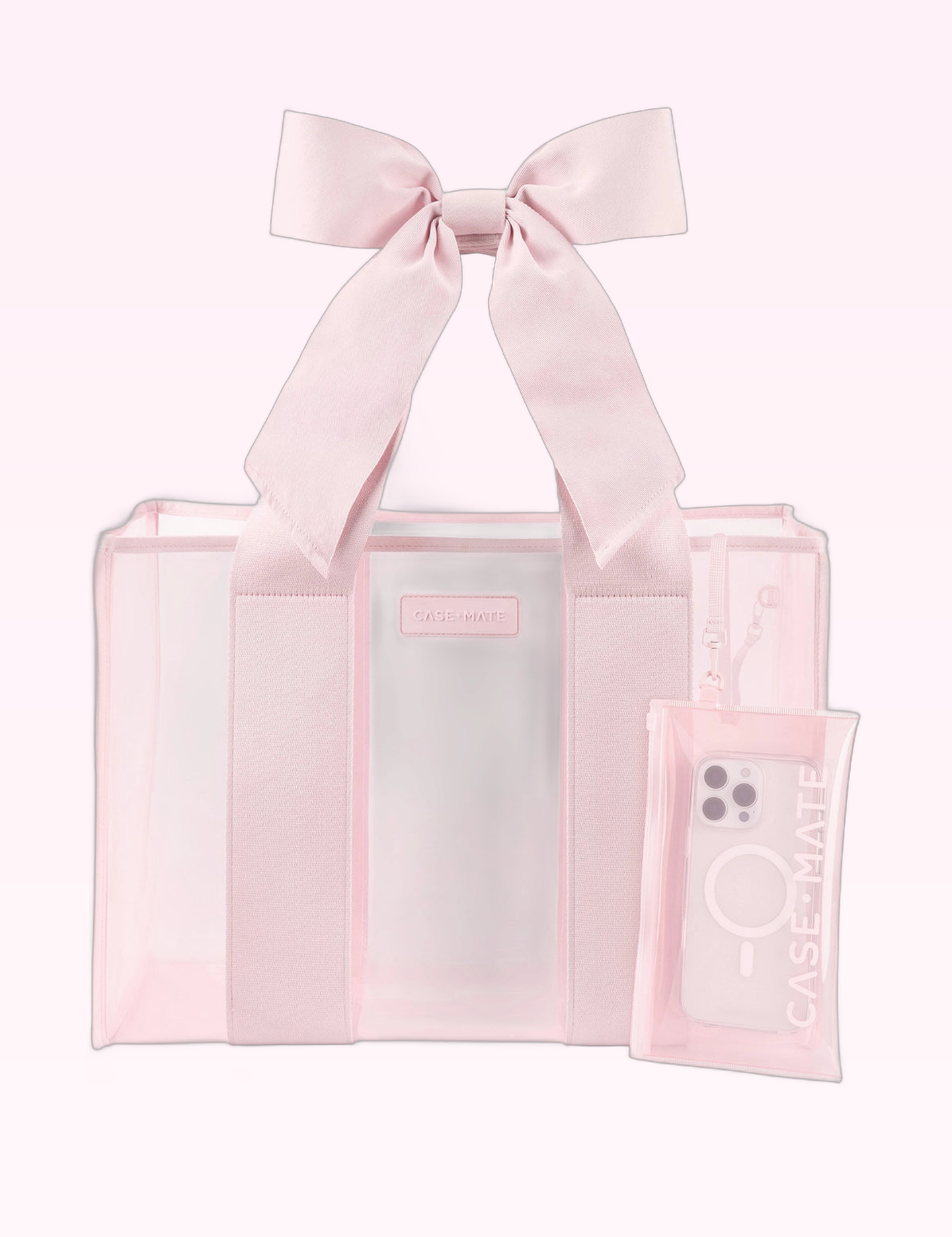 Ninety Nine Boutique super-pale pink accessory product photo: Pink Jelly Tote Bag (September 30, 2026)