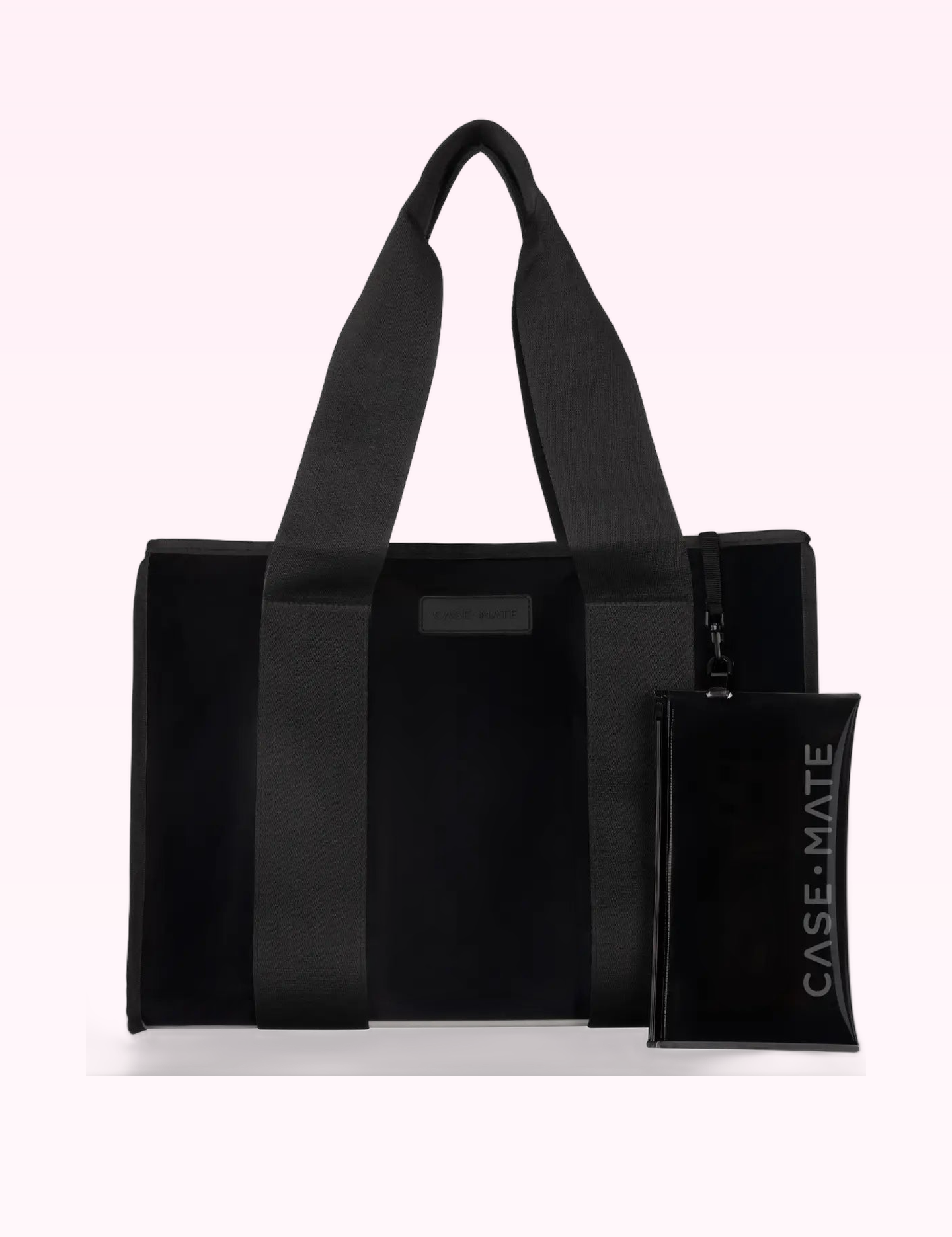 Ninety Nine Boutique super-pale pink accessory product photo: Midnight Black Jelly Tote Bag (September 30, 2026)