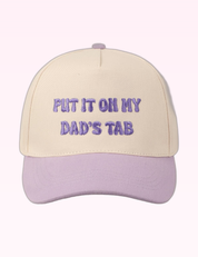 Ninety Nine Boutique super-pale pink accessory product photo: Lavender Put It On My Dad's Tab Hat (September 30, 2026)