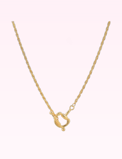 Ninety Nine Boutique super-pale pink accessory product photo: Horsebit Toggle Rope Chain Necklace (September 30, 2026)