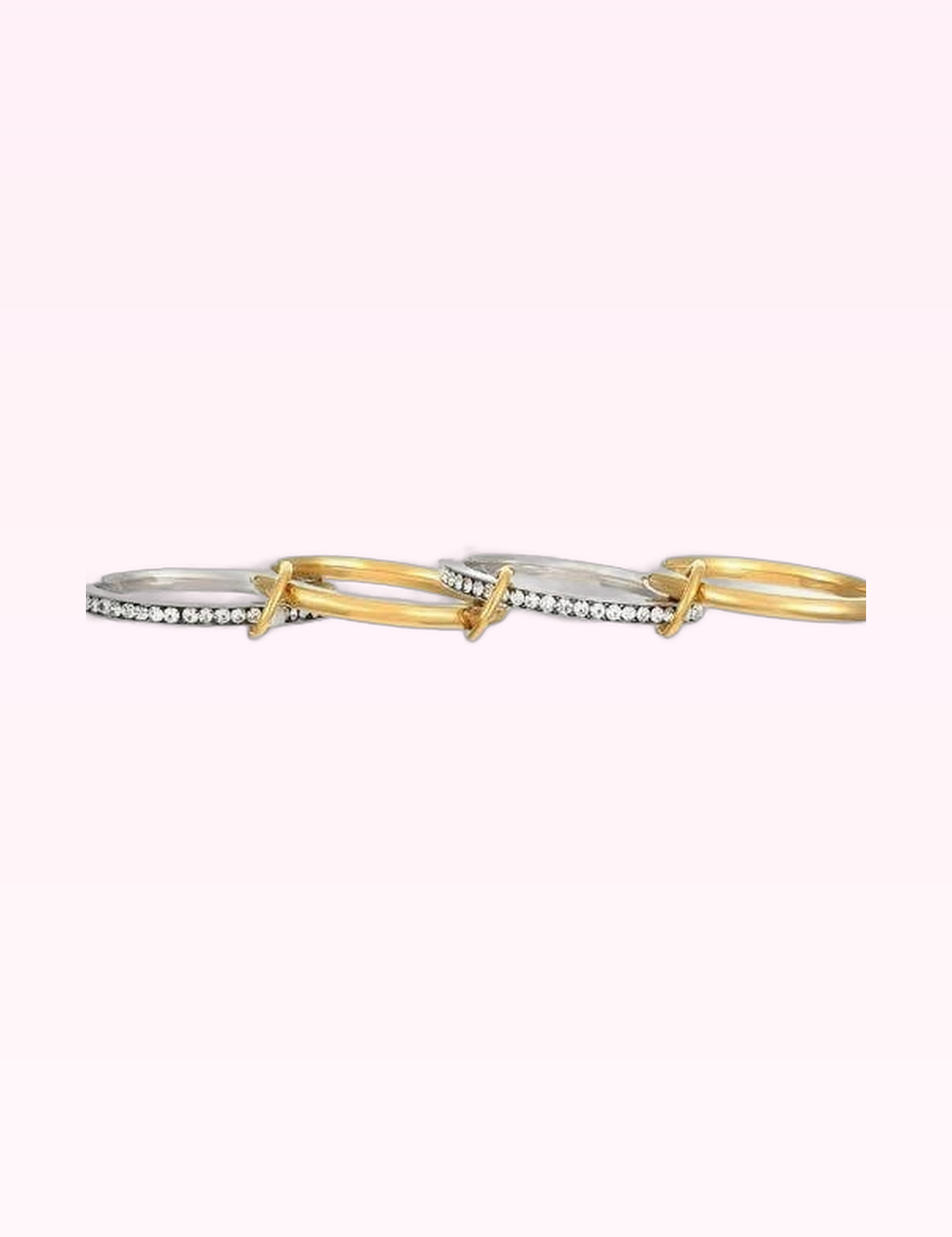 Ninety Nine Boutique super-pale pink accessory product photo: Stainless Steel Stackable Plain Band Rings (September 30, 2026)