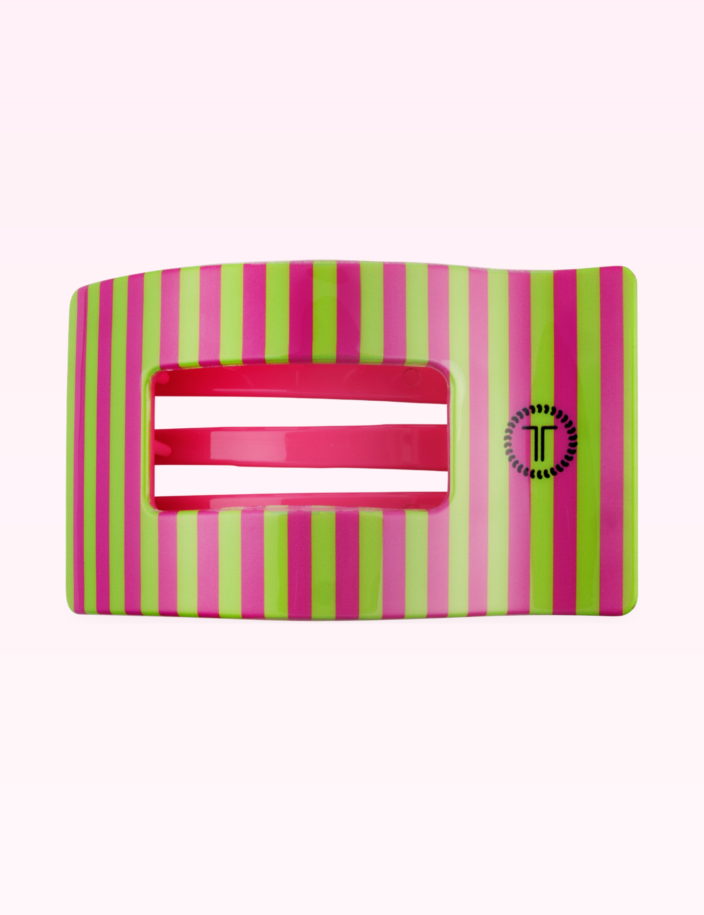 Ninety Nine Boutique super-pale pink accessory product photo: Flat Rectangle Hair Clip | Medium | Summer Crush (September 30, 2026)