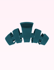 Ninety Nine Boutique super-pale pink accessory product photo: Classic Hair Clip | Medium | Teal With It (September 30, 2026)