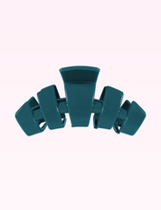 Ninety Nine Boutique super-pale pink accessory product photo: Classic Hair Clip | Large | Teal With It (September 30, 2026)