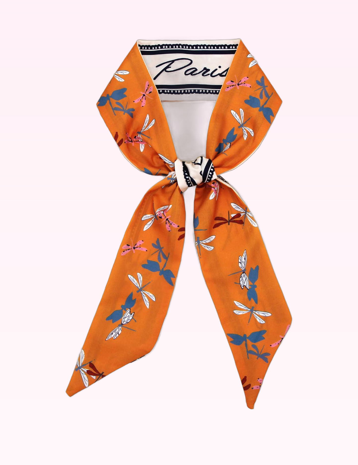 Ninety Nine Boutique approved 10:13 accessory photo: Orange Letter Scarf Hair Tie Ribbon (September 29, 2026)