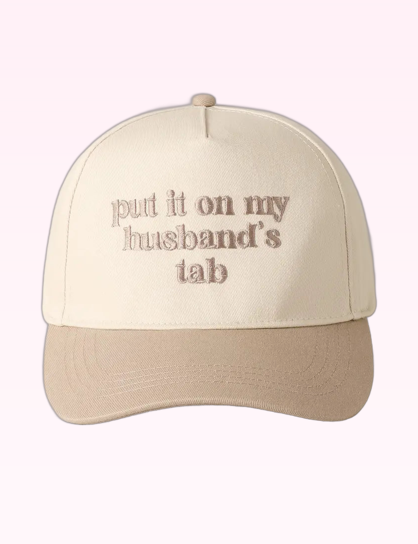 Ninety Nine Boutique approved 10:13 accessory photo: Beige Put It On My Husband's Tab Hat (September 29, 2026)