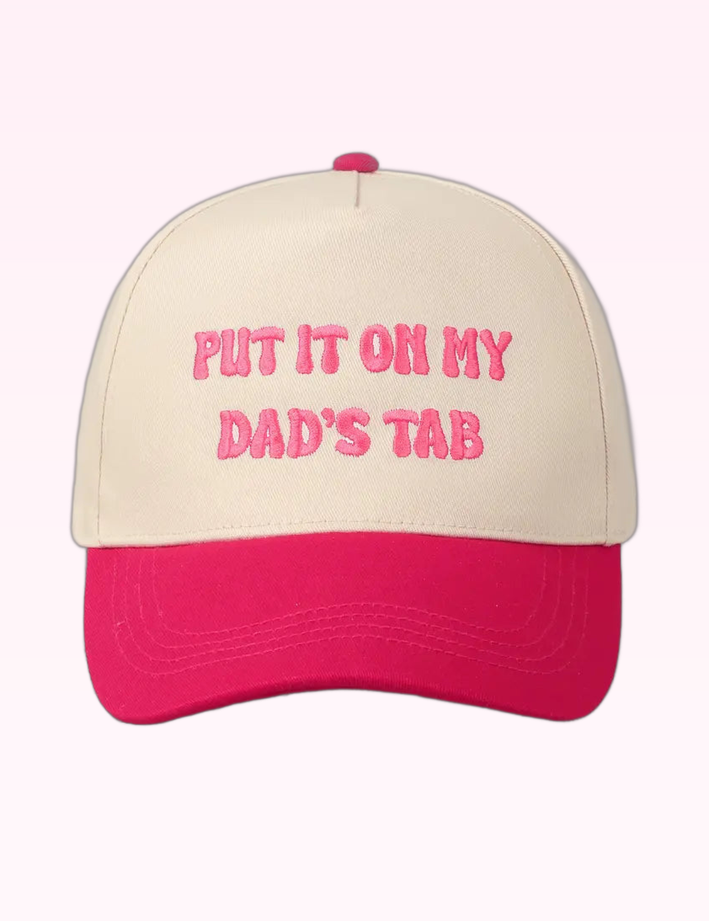 Ninety Nine Boutique approved 10:13 accessory photo: Hot Pink Put It On My Dad's Tab Hat (September 29, 2026)