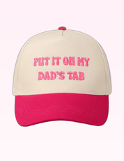 Ninety Nine Boutique approved 10:13 accessory photo: Hot Pink Put It On My Dad's Tab Hat (September 29, 2026)