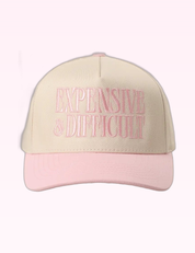 Ninety Nine Boutique super-pale pink accessory product photo: Light Pink Expensive & Difficult Hat (September 30, 2026)