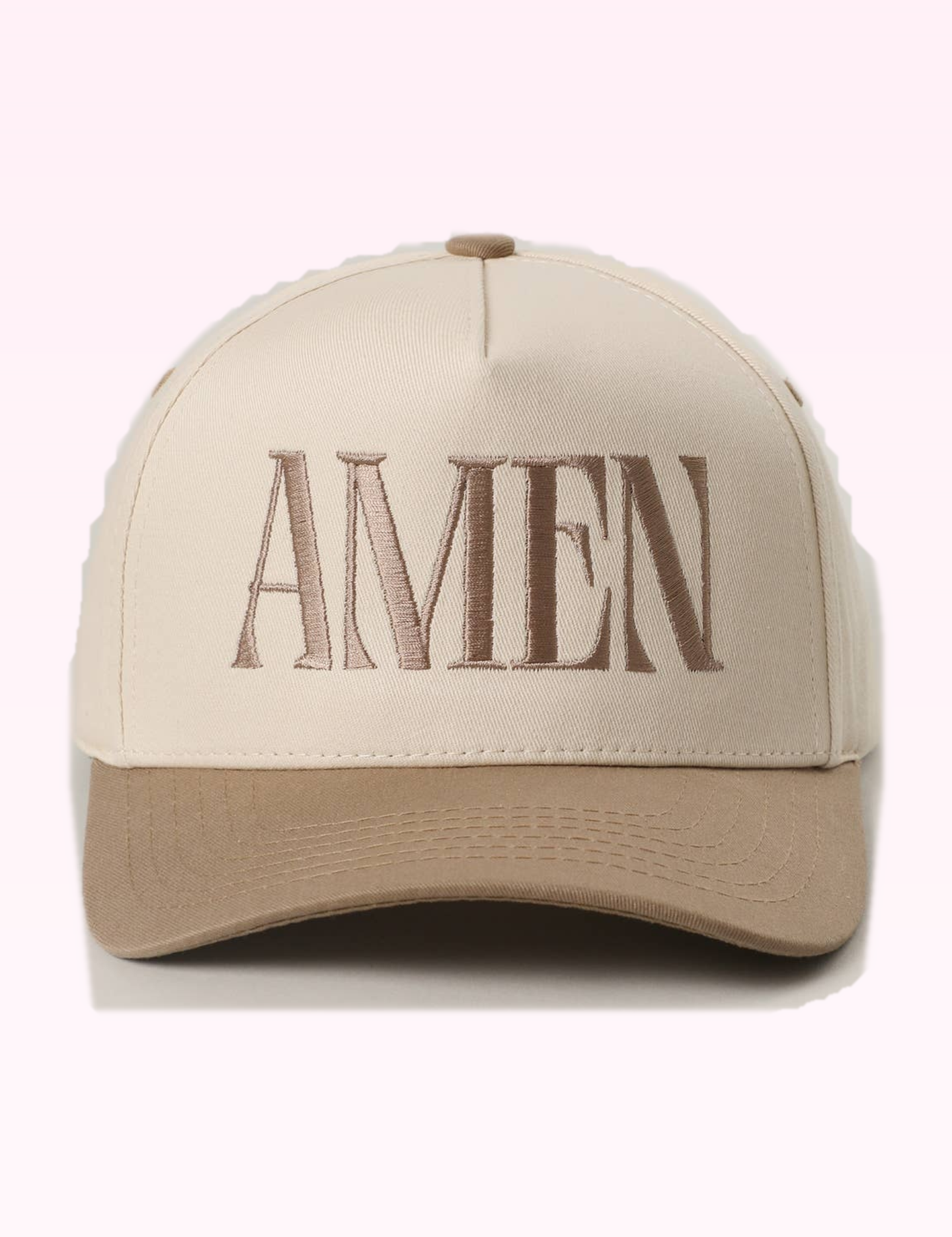 Ninety Nine Boutique super pale pink accessory photo: Beige Amen Hat (2026-09-29)
