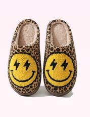 Ninety Nine Boutique super pale pink accessory photo: Brown Smiley Face Slippers (2026-09-29)