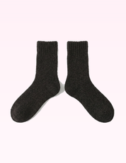 Ninety Nine Boutique super pale pink accessory photo: Black Vintage Thick Socks (2026-09-29)