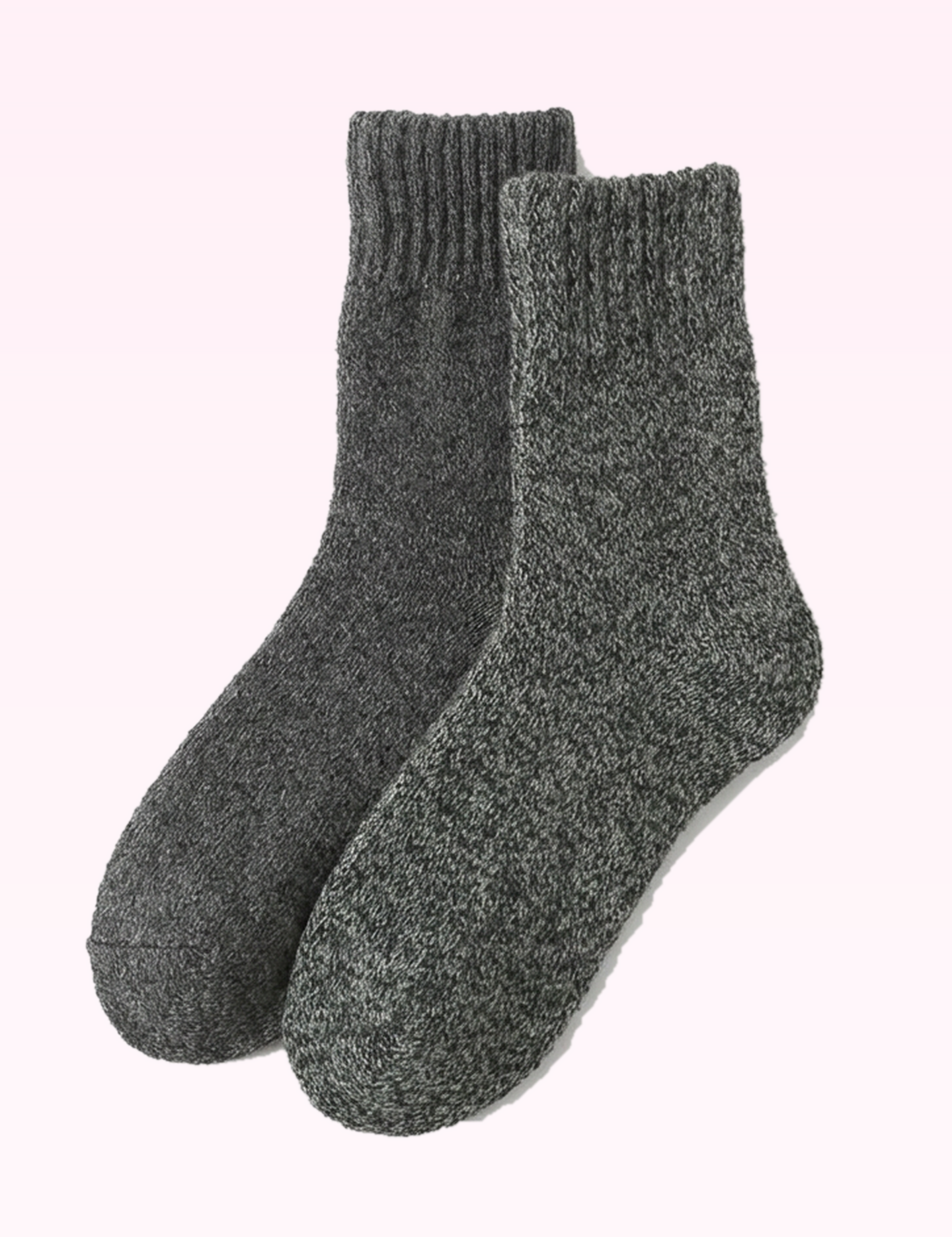 Ninety Nine Boutique super pale pink accessory photo: Gray Vintage Thick Socks (2026-09-29)
