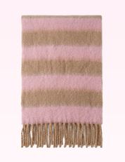 Ninety Nine Boutique super pale pink accessory photo: Light Pink Striped Scarf (2026-09-29)