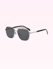 Ninety Nine Boutique super-pale pink accessory product photo: Silver Square Aviator Sunglasses (September 30, 2026)