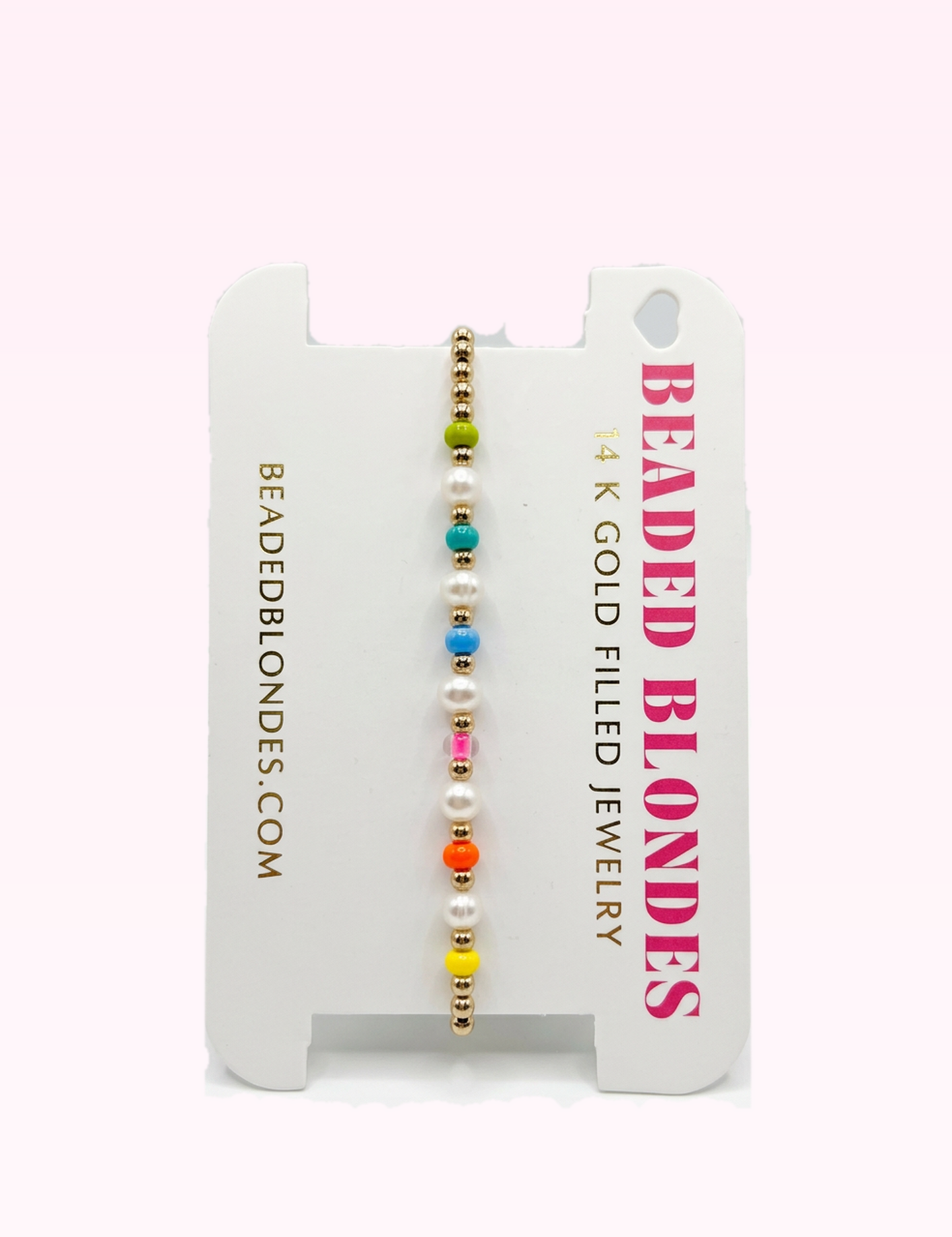 Ninety Nine Boutique super pale pink accessory photo: Colorful Bracelet (2026-09-29)