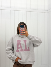 AL Stripe Mock Neck Sweatshirt