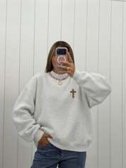 Cross & Jesus Saves Reversible Mockneck
