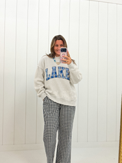 Lake & Mountain Mock-Neck Sweatshirt