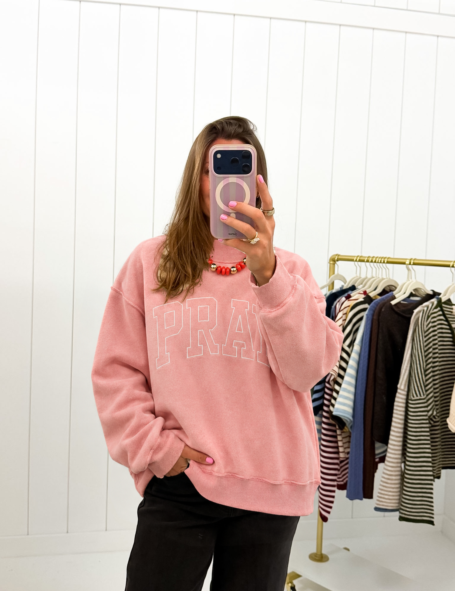 Pray Camouflage Mock Neck