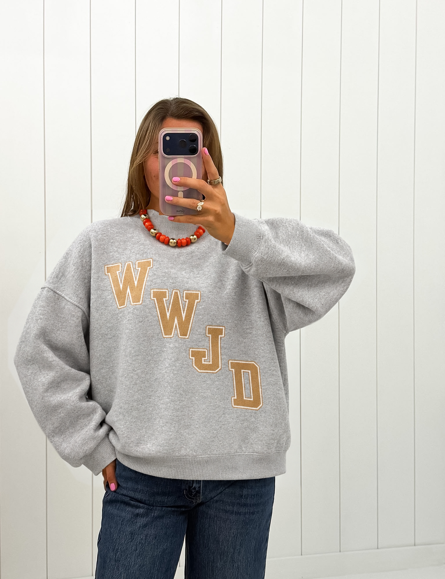 WWJD Mock-Neck Sweatshirt