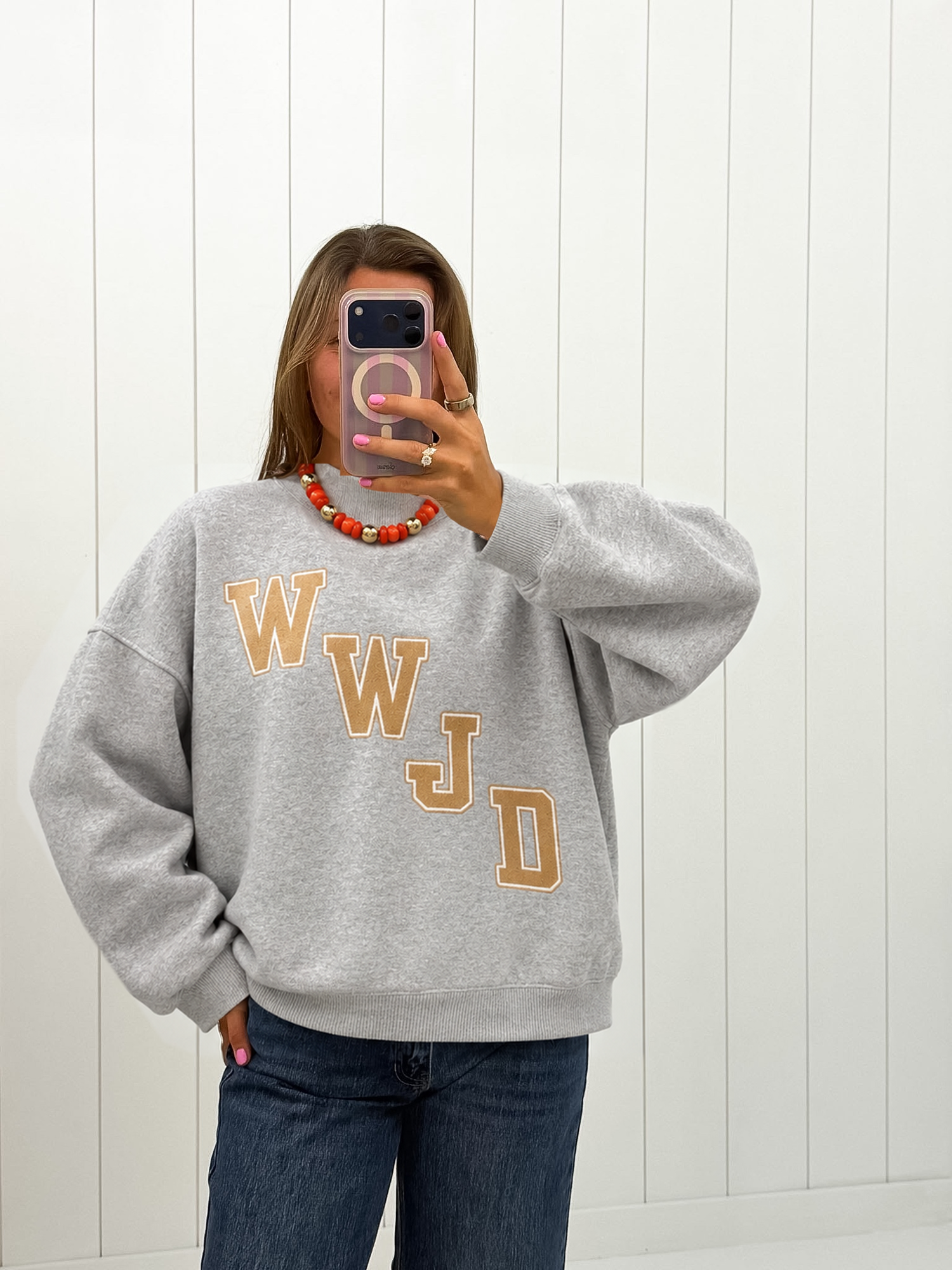 WWJD Mock-Neck Sweatshirt