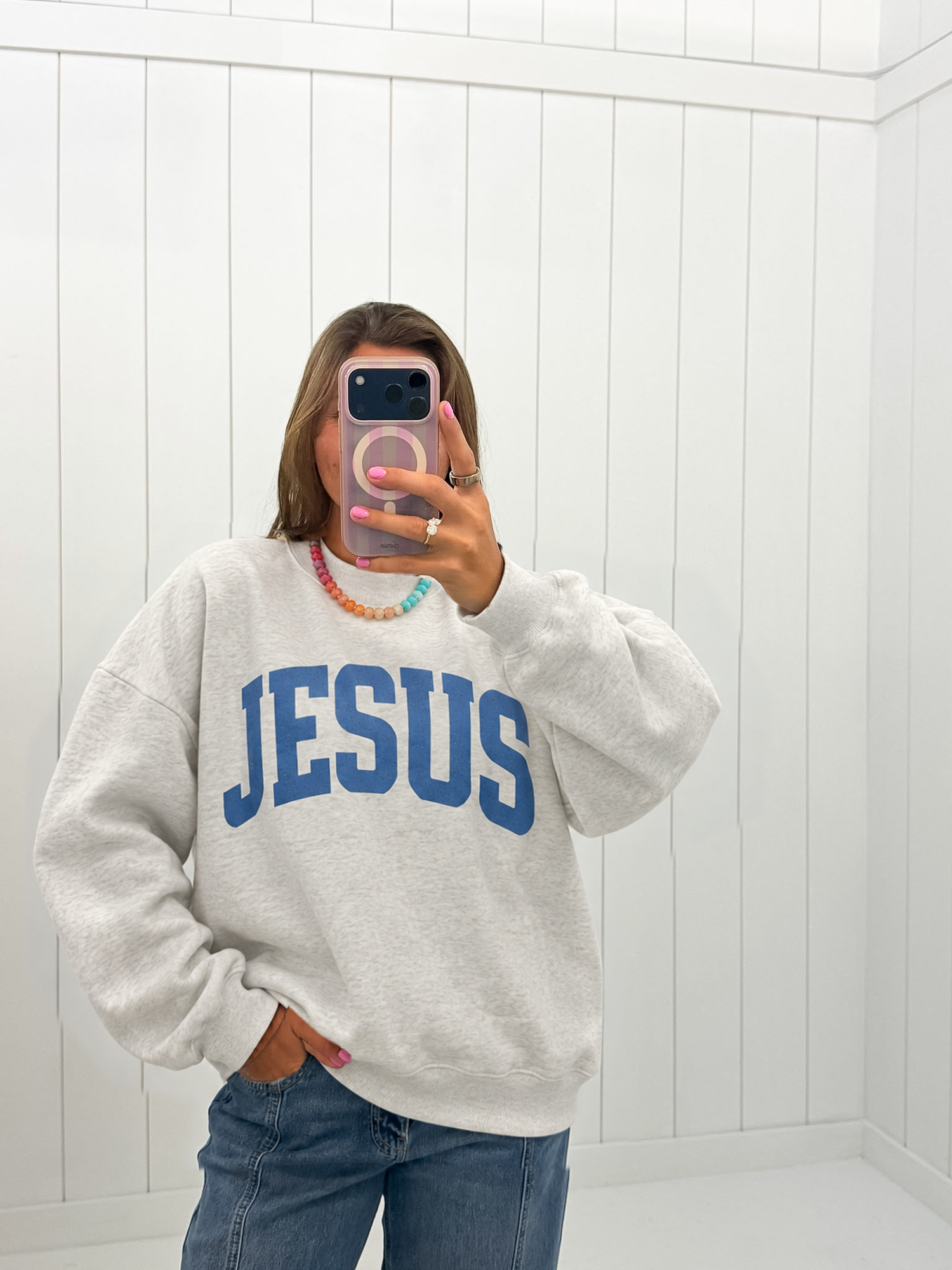 Jesus & God Is Good Mockneck