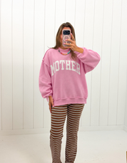 Pink Mother Reversible Mock Neck